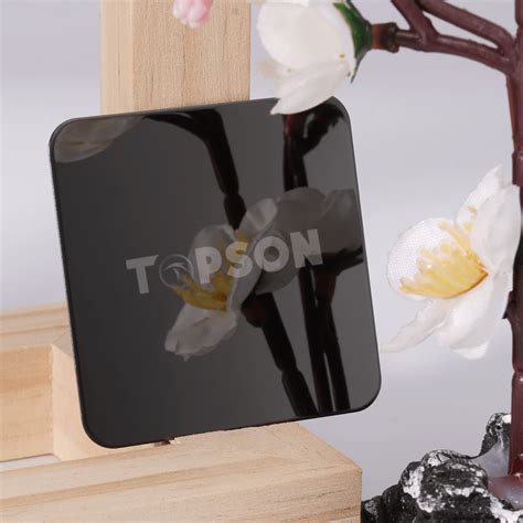 Mirror Finish Stainless Steel Sheet Ti Black Color TOPSON