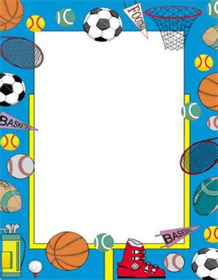 Sports Borders Clip Art 082412» Vector Clip Art - Free Clip Art Images