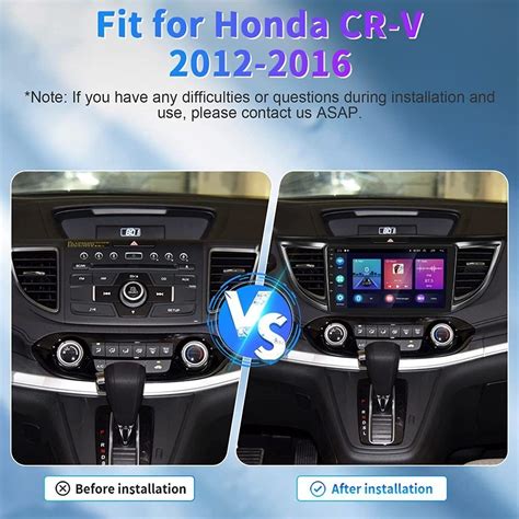 FOR HONDA CRV 12 2016 9 ANDROID 12 CAR STEREO RADIO GPS NAVI BT APPLE