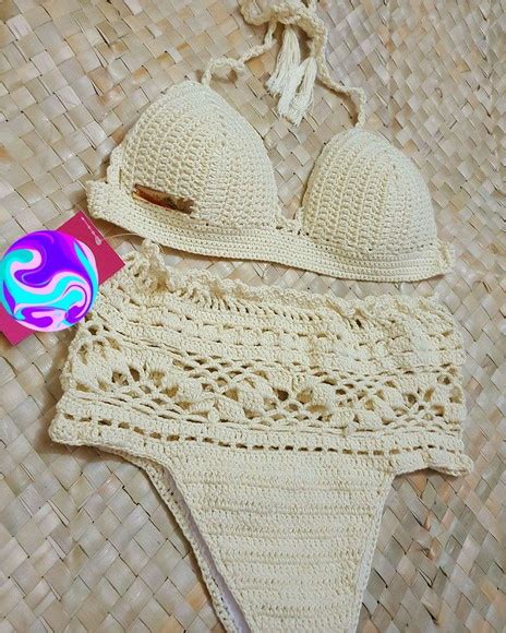 Biqu Ni Em Croche Hot Pants No Elo Bem Me Quer Croch B Cd F