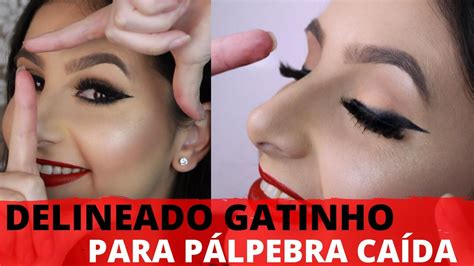 Delineado Gatinho Para P Lpebras Ca Das E P Lpebras Gordinhas Youtube