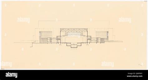 Poelzig Hans 1869 1936 Palacio de los Soviets de Moscú 1931 Corte