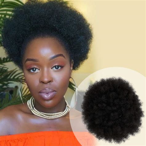 Buy Instant Glitz Afro Puff Drawstring Ponytail Retro Kinky Curly