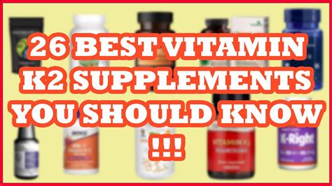 26 BEST VITAMIN K2 SUPPLEMENTS YOU SHOULD KNOW! - Vitamin Rush