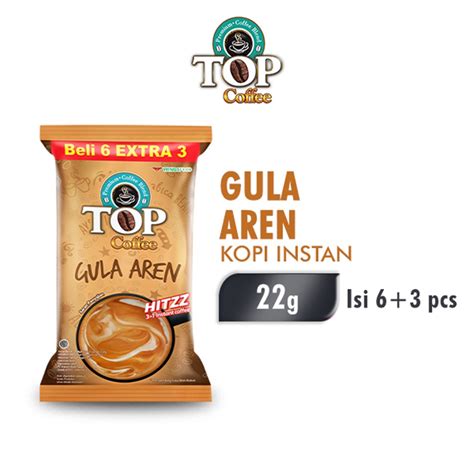 Jual Top Coffee Kopi Instan Gula Aren Pack 22 Gr Isi 6 3 Pcs Shopee