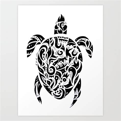 Taino Symbols Turtle