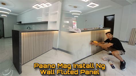 Paano Mag Install Ng Wall Fluted Panel Or WPC Step By Step Para Sa Mga