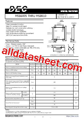 MSB606 Datasheet PDF DAESAN ELECTRONIC CORP