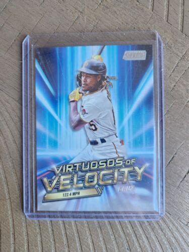 2023 Topps Stadium Club Oneil Cruz VV 13 Virtuosos Of Velocity Pirates