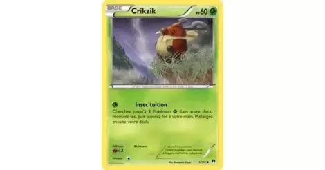 Crikzik Platine Vainqueurs Supremes Carte Pokemon