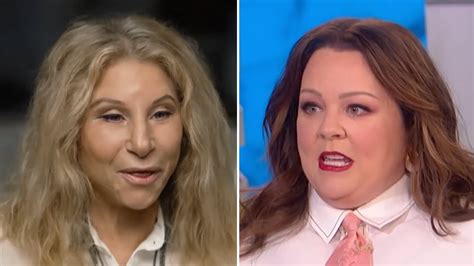 Barbra Streisand Asks Melissa McCarthy If She Takes Ozempic After 90lb