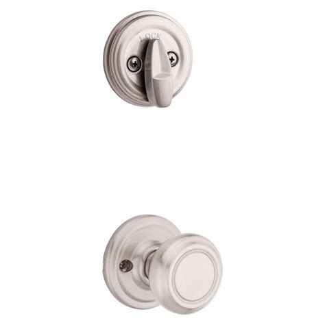 Kwikset Chelsea Satin Nickel Smartkey Single Cylinder Deadbolt Keyed