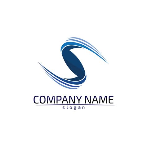 Negocio Corporativo Letra S Logo Diseño Vector Png Triángulo Raro