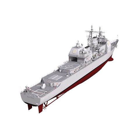 Ticonderoga Class Cruiser Vella Gulf Cg 72 3d Model 3d Model 249 Max Fbx Ma C4d 3ds Free3d