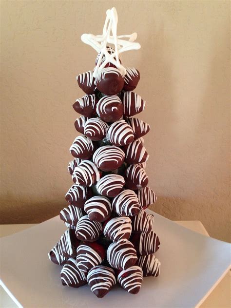 Chocolate Covered Strawberry Tree Christmas Tree Chocolates