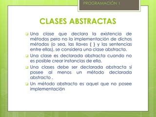 Clases Abstractas E Interfaces En Java Ppt