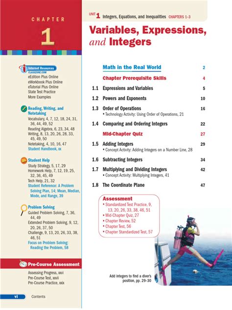 Algebra Chapters Pdf