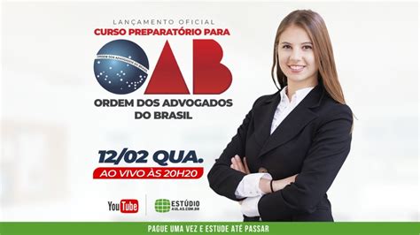 Lançamento Oficial Curso Preparatório Para Oab Youtube