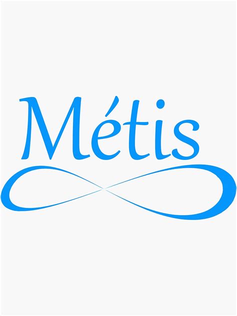 "Metis sweater, hoodie with infinity symbol" Sticker for Sale by SXM-Imports | Redbubble