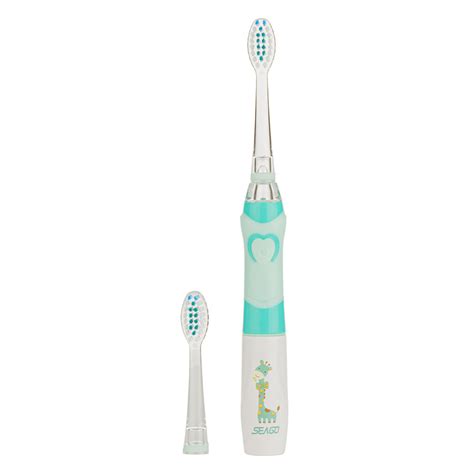 Детская электрическая звуковая зубная щетка Seago SG977 Sonic, Green ...