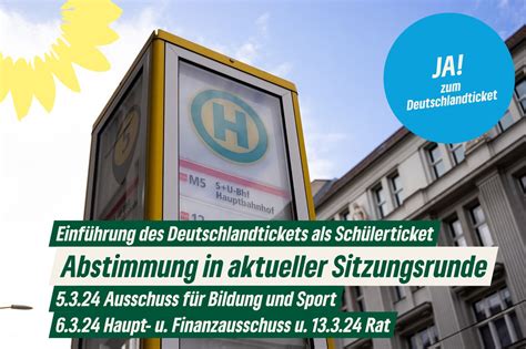 Neuer Anlauf F R Das Deutschlandticket Als Sch Lerticket Gr Ne