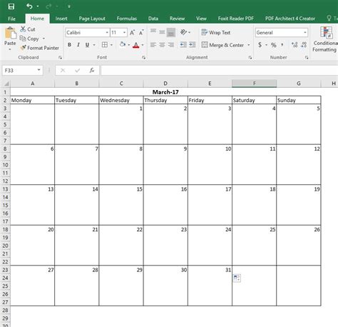 Create Calendar In Excel In Just Minshow To Make Interact With