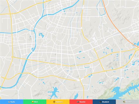 Zhongshan Neighborhood Map