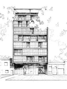 Building Elevation Sketch at PaintingValley.com | Explore collection of Building Elevation Sketch