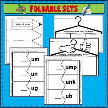 Short U Word Families No Prep Phonics Worksheets Printable Activities