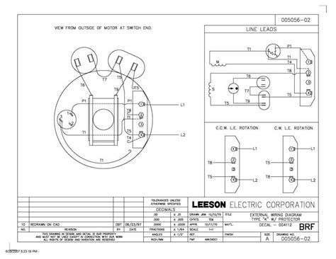 Wiring Diagram For A Hp Century Ac Motor