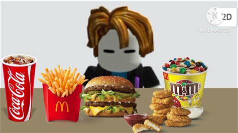 Baby Bacon Roblox Asmr Eating Mcdonalds 3d Model Mukbang Animation No