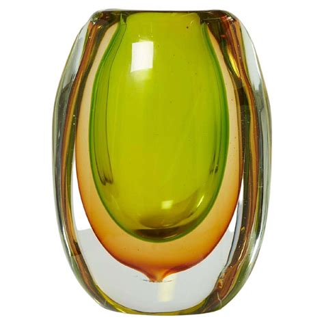 Flavio Poli Large Sommerso Murano Glass Vase By Seguso 1960 For Sale At 1stdibs