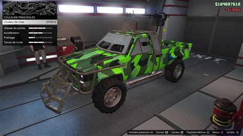 GTA V ONLINE CUSTOM DU PICK UP ARMÉE YouTube