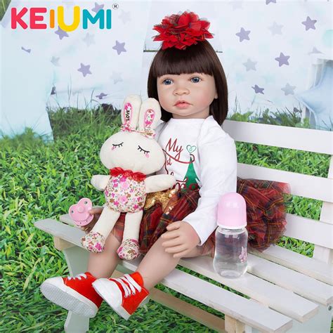 Keiumi Boneca Infantil Cm Boneca Realista Para Crian As Brinquedo