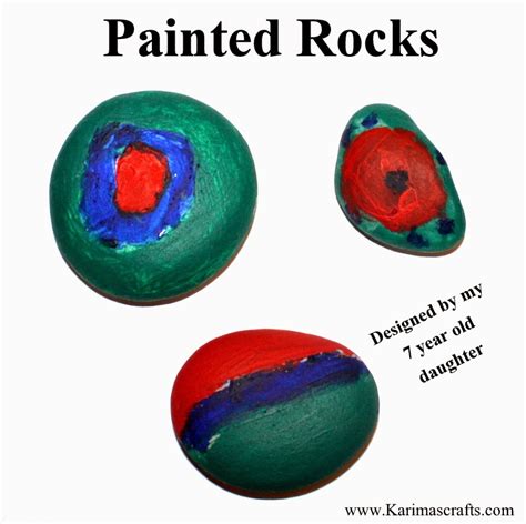 Karima's Crafts: Painted Hedgehog Rock