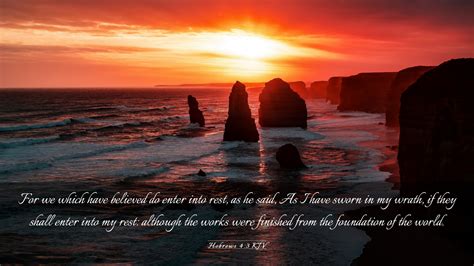 Hebrews 4 3 KJV Desktop Wallpaper For We Which Have Believed Do Enter