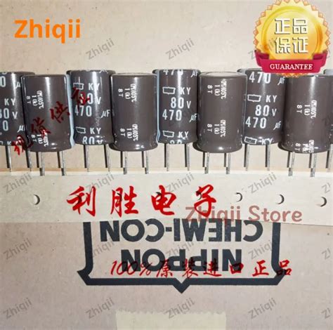 5pcs 10pcs Original New 470UF 80V NIPPON CHEMI CON Capacitor NCC