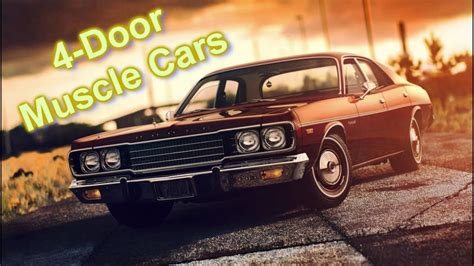 10 Best 4 Door American Muscle Cars Ever Made Youtube