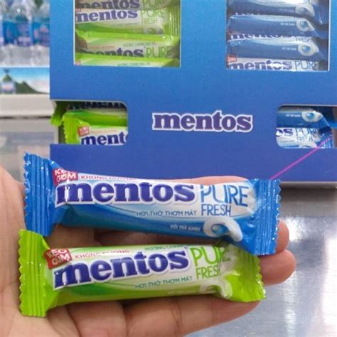 Mentos Sugar Free Gum 10 5G Bar Short Ingot Shopee Singapore