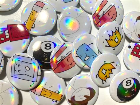 EXITORS BFB BFDI Holographic Pins 1.25 - Etsy in 2024 | Disney princess ...