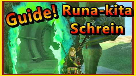 Guide Runa Kita Schrein Zelda Tears Of The Kingdom Youtube