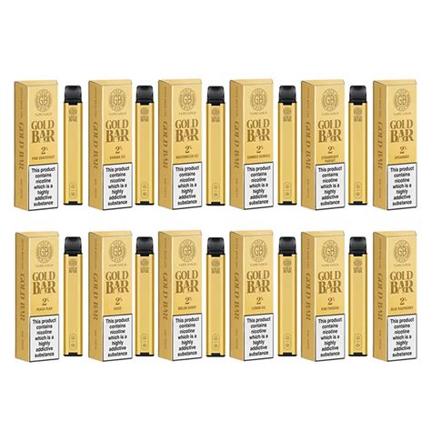 Gold Bar 600 Puffs Disposable Bar £399 Big Vape Bar