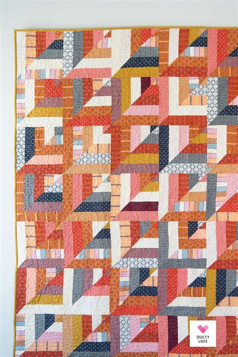 Warp And Weft Wovens Lucky Log Cabins Quilt Artofit