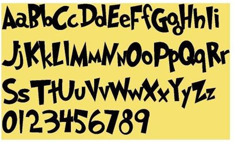 Three Free Dr Seuss Fonts To Create Your Own Whimsical Documents