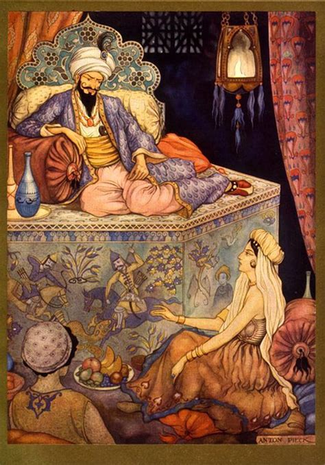 Nacht Sjahrazad Vertelt Fairytale Art Anton Pieck Arabian Nights