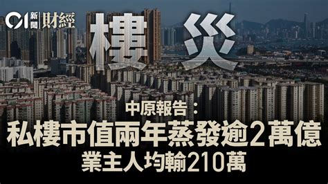 樓災浮現 中原︰私樓市值兩年蒸發逾2萬億 業主人均輸210萬 Lihkg 討論區