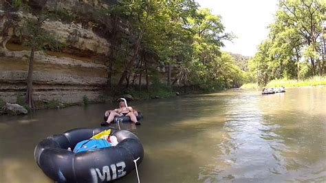 Tubing The Guadalupe River New Braunfels Tx Usa Youtube