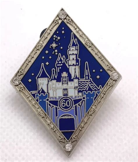 DISNEY DISNEYLAND 60TH Anniversary Diamond Castle Cast Commemorative