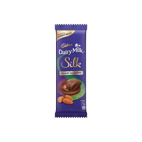 Cadbury Dairy Milk Silk Roast Almond Chocolate Bar, 58g – Saalas