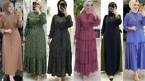 بالعنوان💯اجمل فساتين للمحجباتملابس 2023رووووووعه Veiled Hijab Dress